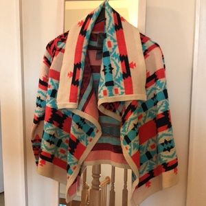 Colorful Aztec Printed Sweater